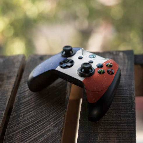 French Flag Distressed Xbox One Elite Controller Skin
