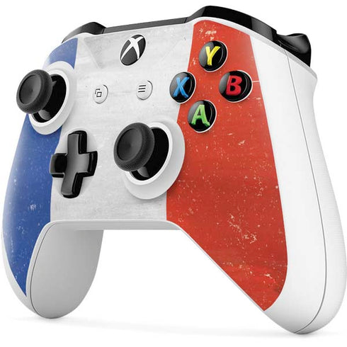 French Flag Distressed Xbox One S All-Digital Edition Bundle Skin