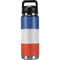 French Flag Distressed YETI Rambler 26oz Bottle Skin