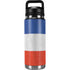 French Flag Distressed YETI Rambler 26oz Bottle Skin