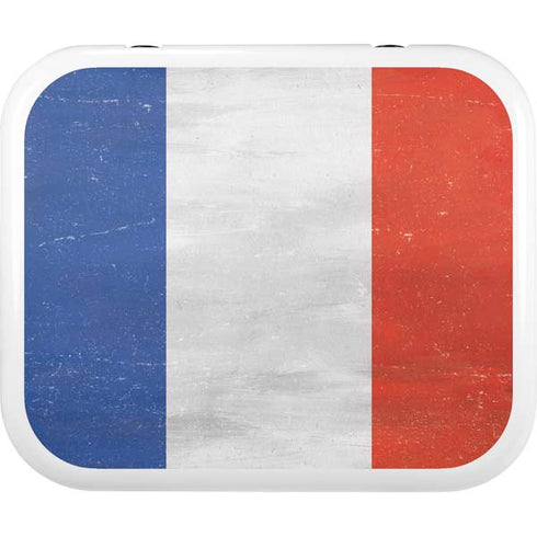 French Flag Distressed YETI Roadie 24 Hard Cooler Skin