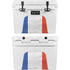 French Flag Distressed YETI Tundra 35 Hard Cooler Skin