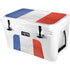 French Flag Distressed YETI Tundra 45 Hard Cooler Skin
