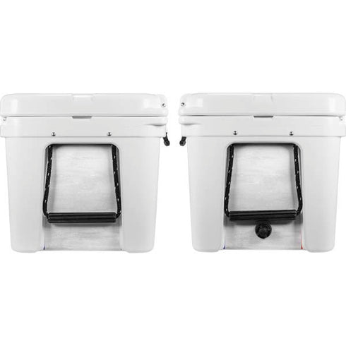 French Flag Distressed YETI Tundra 75 Hard Cooler Skin