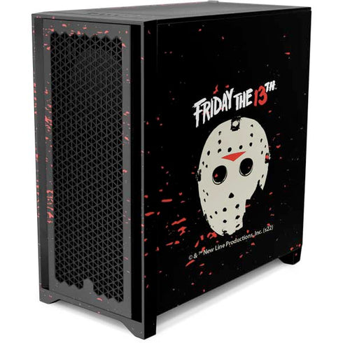 Warner Bros Friday the 13th Friday The 13th Corsair 4000D Tempered Glass Mid-Tower ATX Case Skin