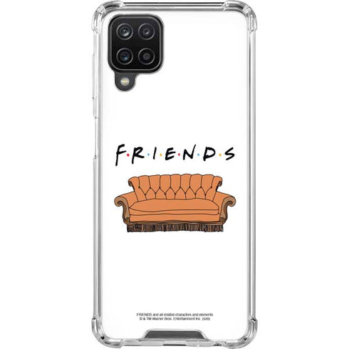 Warner Bros FRIENDS Couch Galaxy A12 Clear Case