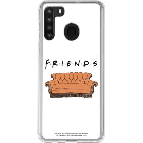 Warner Bros FRIENDS Couch Galaxy A21 Clear Case