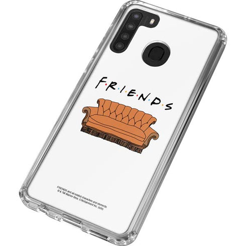 Warner Bros FRIENDS Couch Galaxy A21 Clear Case