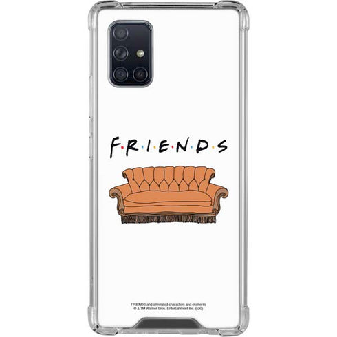 Warner Bros FRIENDS Couch Galaxy A71 5G Clear Case