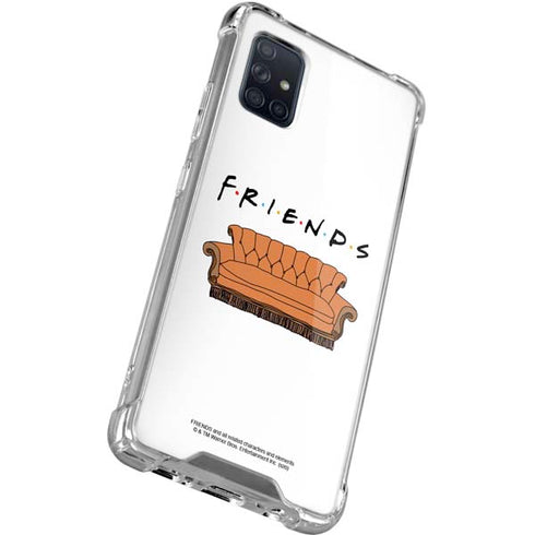Warner Bros FRIENDS Couch Galaxy A71 5G Clear Case
