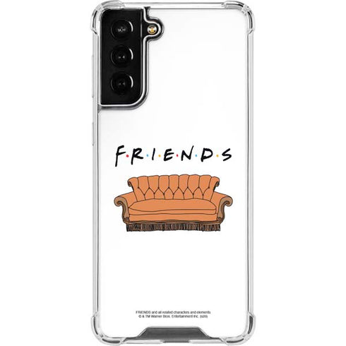 Warner Bros FRIENDS Couch Galaxy S21 FE Clear Case