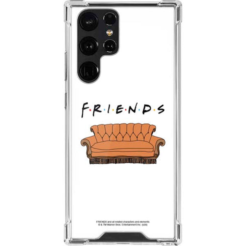 Warner Bros FRIENDS Couch Galaxy S22 Ultra Clear Case