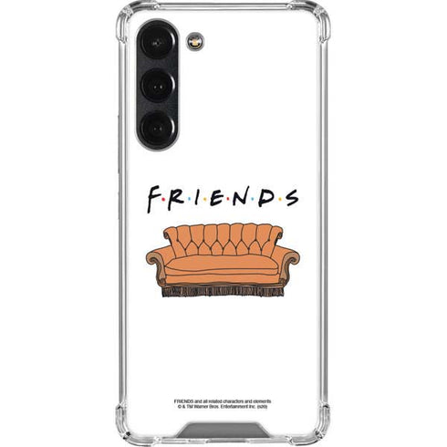 Warner Bros FRIENDS Couch Galaxy S23 Plus Clear Case