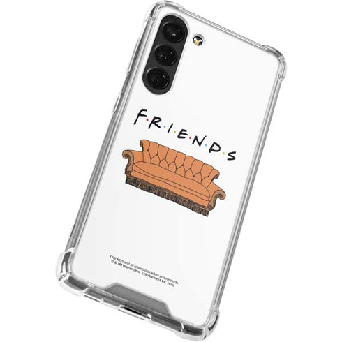 Warner Bros FRIENDS Couch Galaxy S23 Plus Clear Case