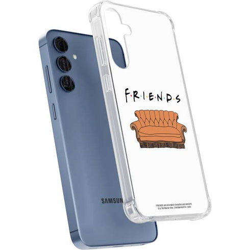 Warner Bros FRIENDS Couch Galaxy S24 Clear Case