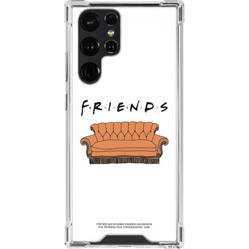 Warner Bros FRIENDS Couch Galaxy S24 Ultra Clear Case