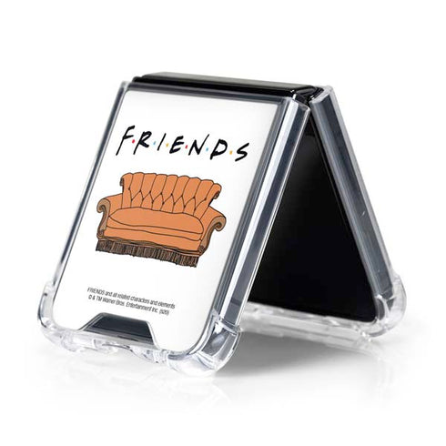 Warner Bros FRIENDS Couch Galaxy Z Flip5 5G Clear Case