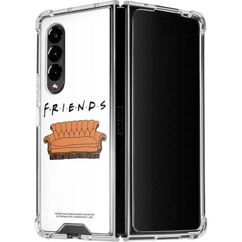 Warner Bros FRIENDS Couch Galaxy Z Fold4 5G Clear Case