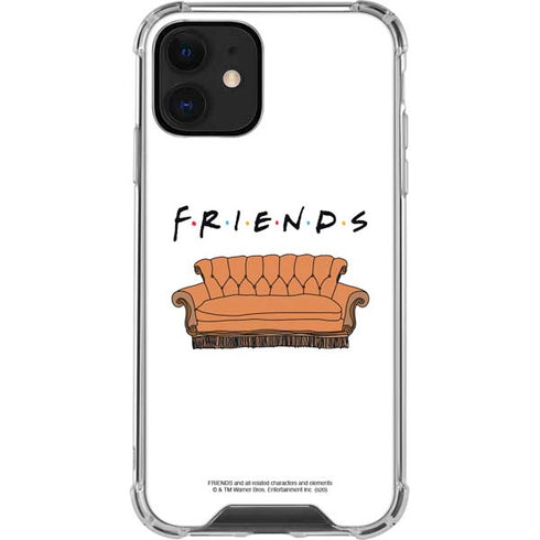 Warner Bros FRIENDS Couch iPhone 12 Clear Case