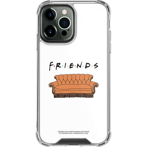 Warner Bros FRIENDS Couch iPhone 13 Pro Max Clear Case