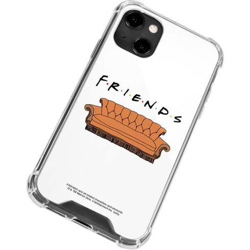 Warner Bros FRIENDS Couch iPhone 14 Clear Case