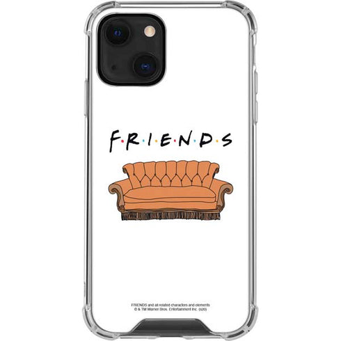 Warner Bros FRIENDS Couch iPhone 14 Plus Clear Case