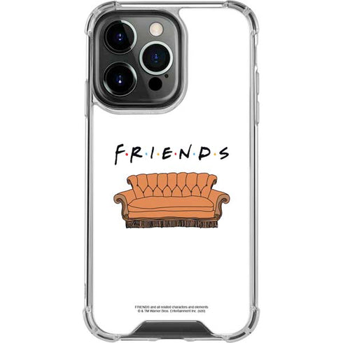Warner Bros FRIENDS Couch iPhone 14 Pro Clear Case