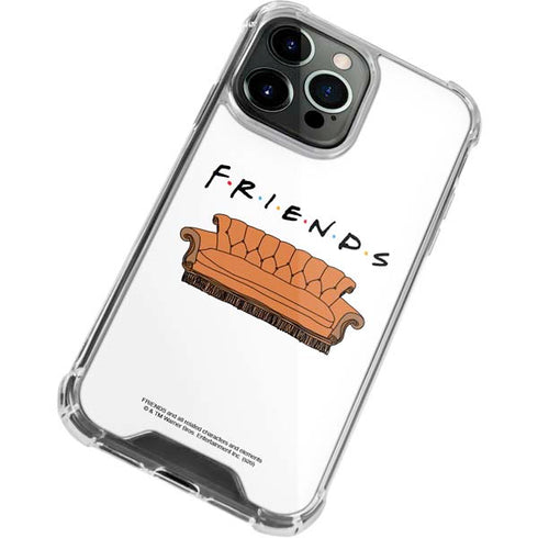 Warner Bros FRIENDS Couch iPhone 15 Pro Clear Case