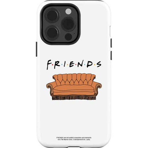 Warner Bros FRIENDS Couch iPhone 15 Pro Impact Case