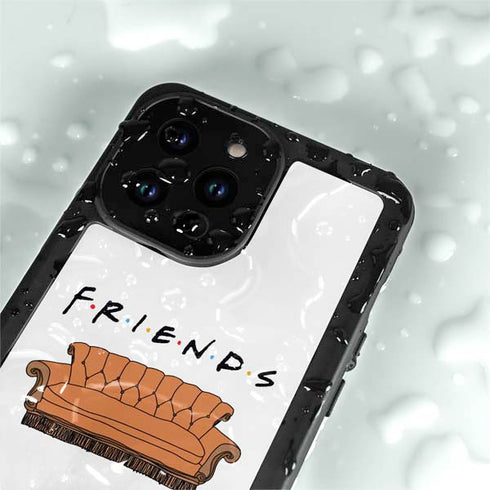 Warner Bros FRIENDS Couch iPhone 14 Pro Max Waterproof Case