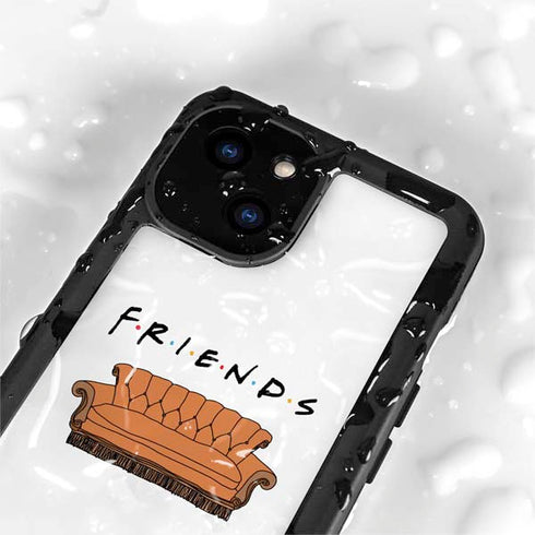 Warner Bros FRIENDS Couch iPhone 15 Plus Waterproof Case