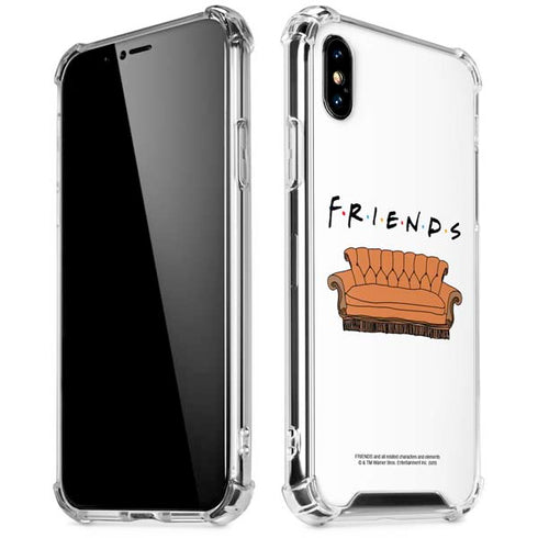 Warner Bros FRIENDS Couch iPhone XS Max Clear Case