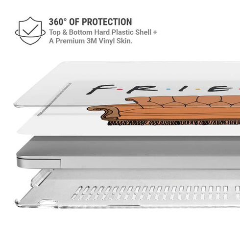 Warner Bros FRIENDS Couch MacBook Air 13in M1 (2021) Case plus Skin