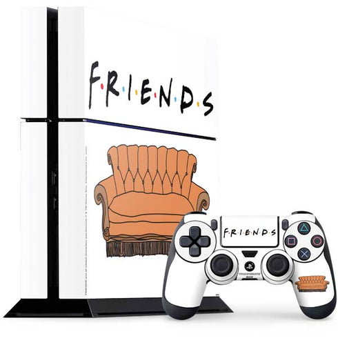 Warner Bros FRIENDS Couch PS4 Console and Controller Bundle Skin