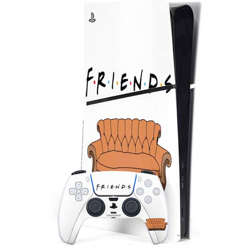 Warner Bros FRIENDS Couch PS5 Slim Digital Edition Bundle Skin