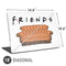 Warner Bros FRIENDS Couch Universal Laptop 18in (14.6 x 10.6in) Skin