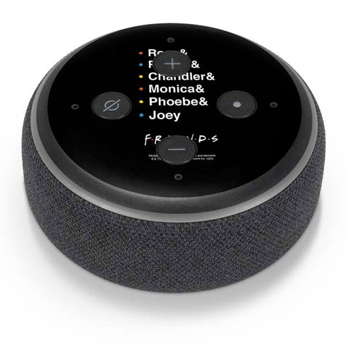 Warner Bros FRIENDS Crew Amazon Echo Dot Skin