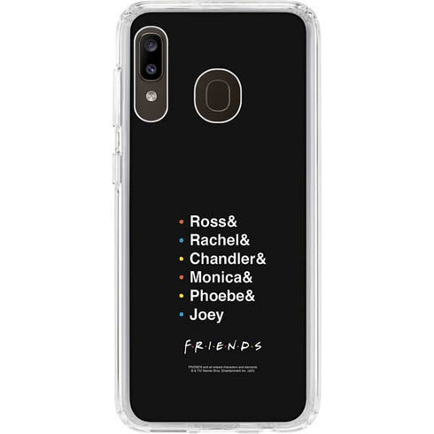 Warner Bros FRIENDS Crew Galaxy A20 Clear Case