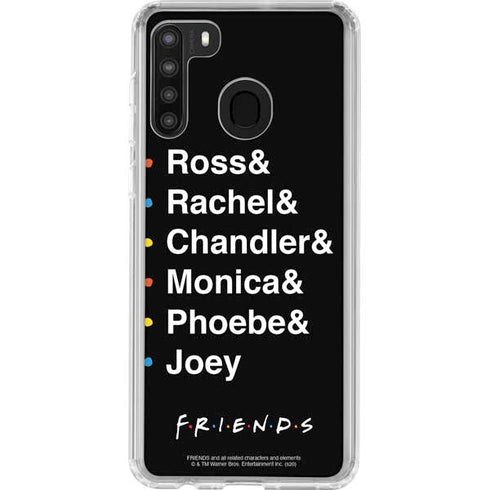 Warner Bros FRIENDS Crew Galaxy A21 Clear Case