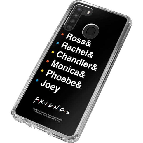 Warner Bros FRIENDS Crew Galaxy A21 Clear Case