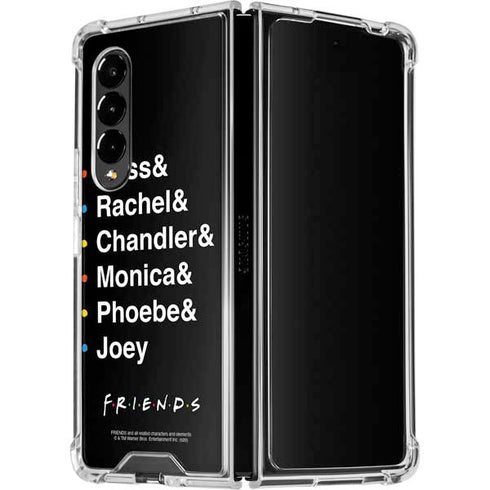 Warner Bros FRIENDS Crew Galaxy Z Fold4 5G Clear Case