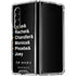 Warner Bros FRIENDS Crew Galaxy Z Fold4 5G Clear Case