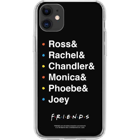 Warner Bros FRIENDS Crew iPhone 11 Clear Case