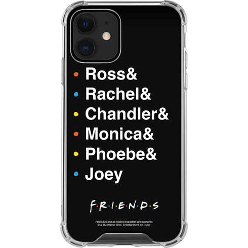 Warner Bros FRIENDS Crew iPhone 12 Mini Clear Case