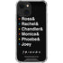 Warner Bros FRIENDS Crew iPhone 14 Clear Case