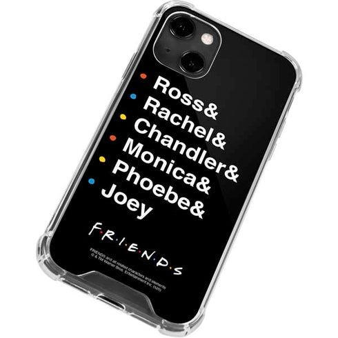 Warner Bros FRIENDS Crew iPhone 14 Clear Case