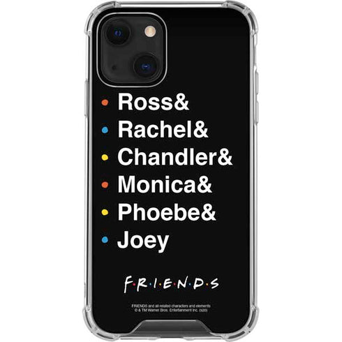 Warner Bros FRIENDS Crew iPhone 14 Plus Clear Case