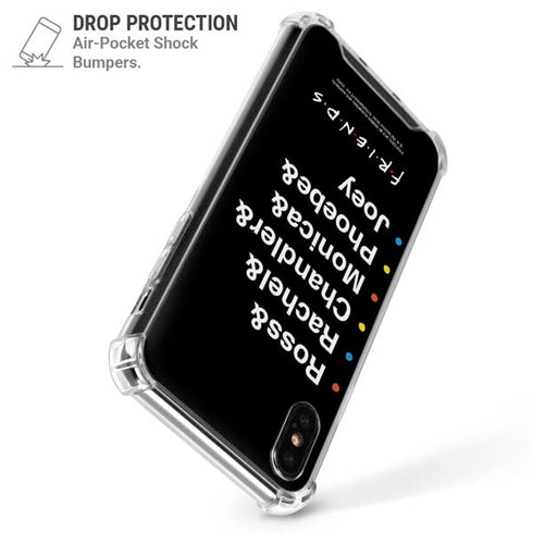 Warner Bros FRIENDS Crew iPhone XS Max Clear Case