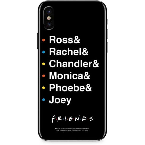 Warner Bros FRIENDS Crew iPhone XS Skin