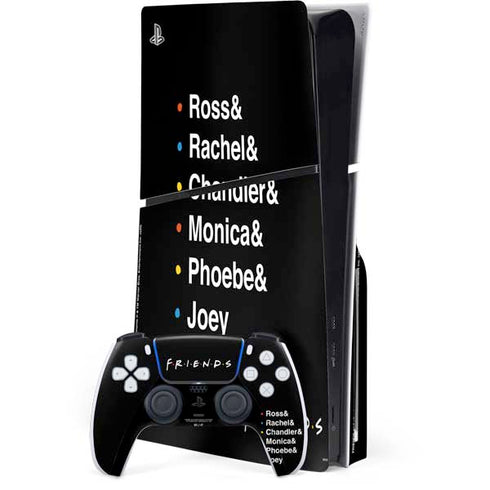 Warner Bros FRIENDS Crew PS5 Slim Disk Bundle Skin